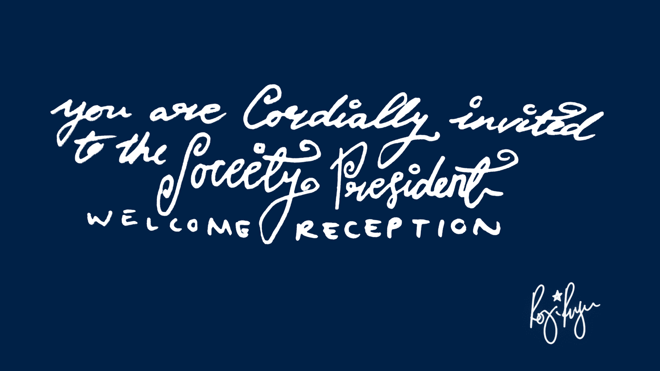 Academic & Professional Society President Welcome Reception